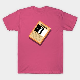 The Quirky Cavalier Chess Knight Trading Card T-Shirt